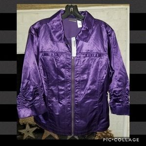 Chico's Casual Sheen Chelsea Jacket